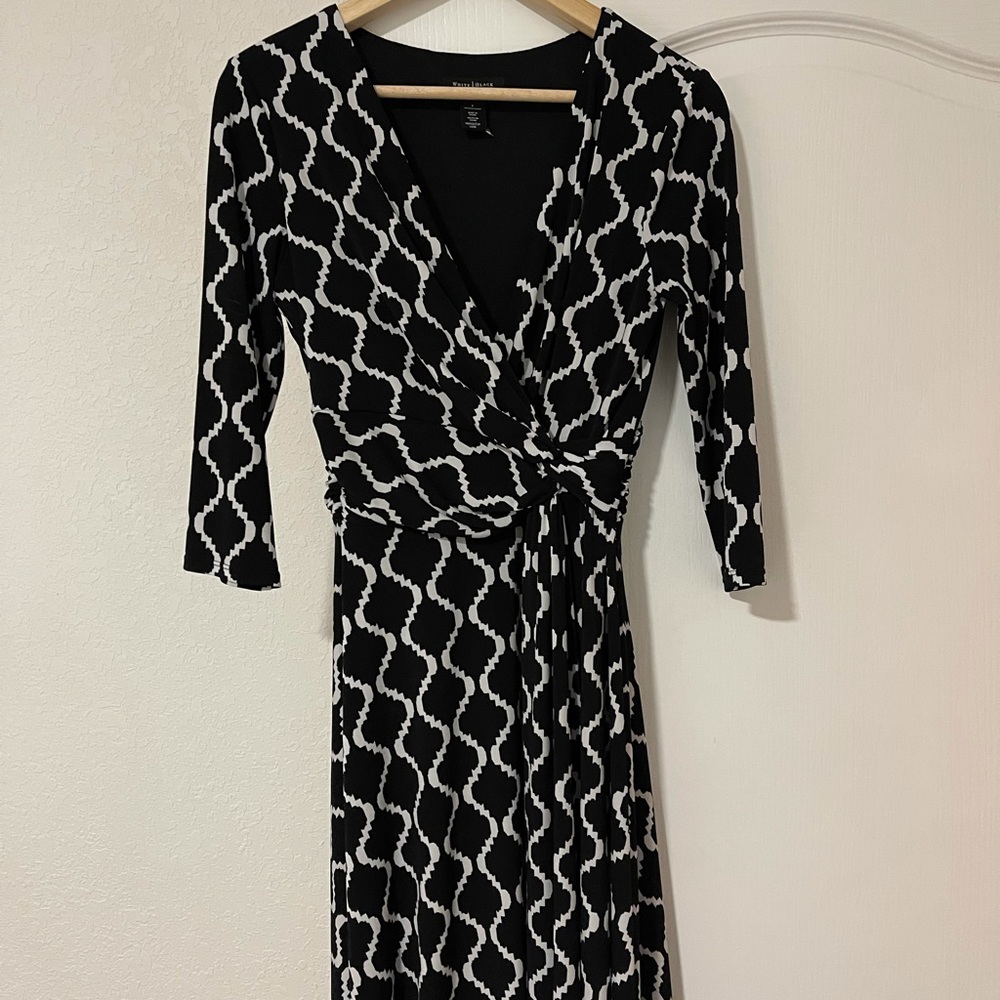Black and white dress